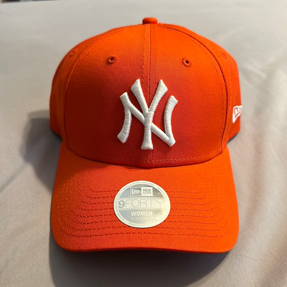 orange yankee hat